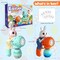 Bubble Guns for Toddlers,2pcs Rabbit Bubble Machine for Kids,Automatic Bubble Blower with 10 Bubble Solutions